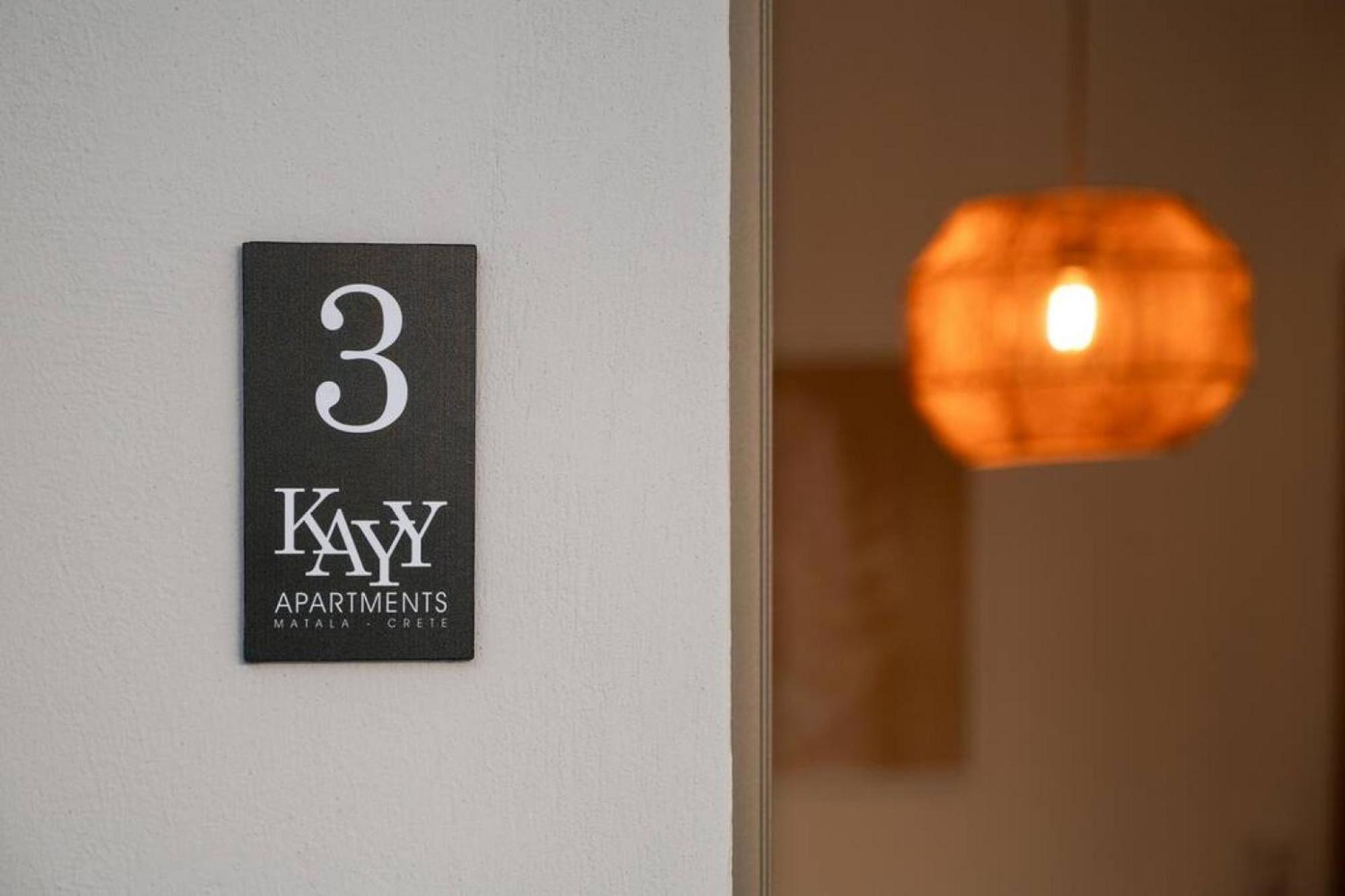 Kayy Apartments 3 In Matala 外观 照片